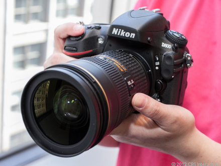 Nikon D800 front view